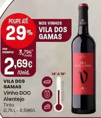 Intermarché Vila dos gamas - vinho doc alentejo promoção