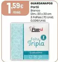 Intermarché Porsi - guardanapos promoção