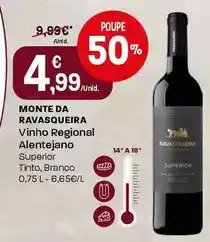Intermarché Monte da ravasqueira - vinho regional alentejano promoção