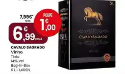 Intermarché Cavalo sagrado vinho promoção