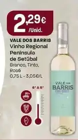 Intermarché Vale dos barris - vinho regional peninsula de setubal promoção