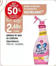 Intermarché Neoblanc - spray p/wc c/lixivia promoção