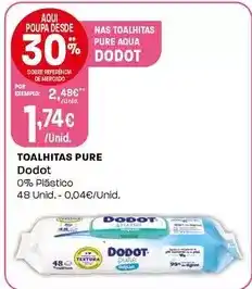 Intermarché Dodot - toalhitas pure promoção