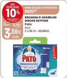 Intermarché Pato - recarga p/ aparelho discos activos promoção