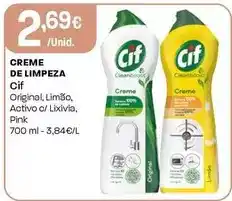 Intermarché Cif - creme de limpeza promoção