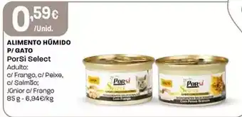 Intermarché Porsi - alimento húmido p/ gato promoção
