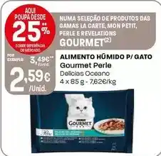 Intermarché Gourmet perle - alimento humido p/gato promoção