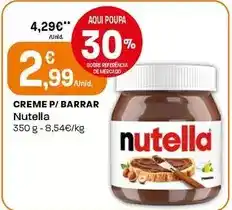 Intermarché Nutella - creme p/ barrar promoção