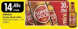 Intermarché Super bock mini - cerveja promoção