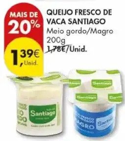 Pingo Doce Queijo fresco de vaca santiago promoção