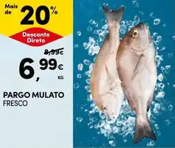 Continente Pargo mulato fresco promoção