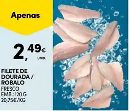 Continente Filete de dourada / robalo fresco promoção