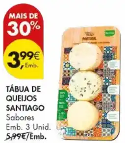 Pingo Doce Tábua de queijos santiago promoção