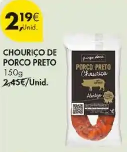 Pingo Doce Chouriço de porco preto promoção