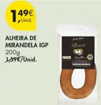 Pingo Doce Alheira de mirandela igp promoção