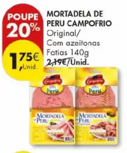 Pingo Doce Mortadela de peru campofrio promoção