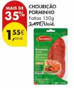 Pingo Doce Chourição porminho fatias promoção