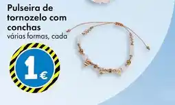 TEDi Pulseira de tornozelo com conchas promoção