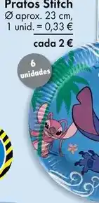 TEDi Pratos stitch promoção