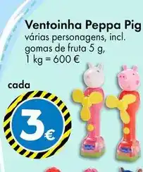 TEDi Ventoinha peppa pig promoção