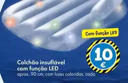 TEDi Colchão insuflável com função led promoção