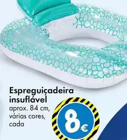 TEDi Espreguiçadeira insuflável promoção