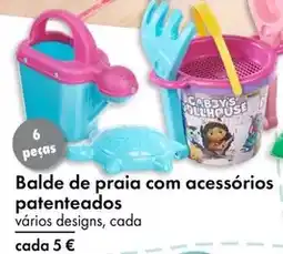 TEDi Balde de praia com acessórios patenteados promoção
