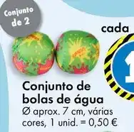 TEDi Conjunto de bolas de água promoção