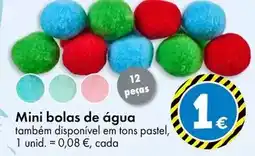 TEDi Mini bolas de água promoção