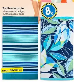 TEDi Toalha de praia promoção