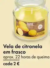 TEDi Vela de citronela em frasco promoção