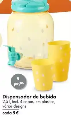TEDi Dispensador de bebida promoção