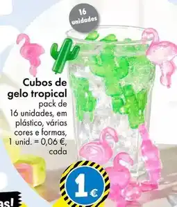 TEDi Cubos de gelo tropical promoção