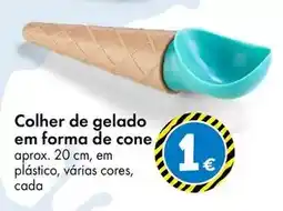 TEDi Colher de gelado em forma de cone promoção