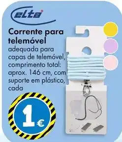 TEDi Elta - corrente para telemóvel promoção