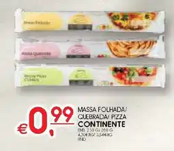 Meu Super Massa folhada/ quebrada pizza continente promoção