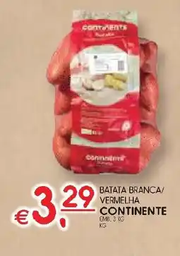 Meu Super Batata branca/ vermelha continente promoção