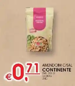 Meu Super Amendoim c/sal continente promoção