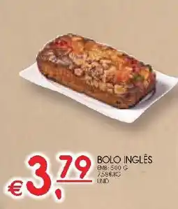 Meu Super Bolo inglés promoção