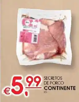 Meu Super Secretos de porco continente promoção