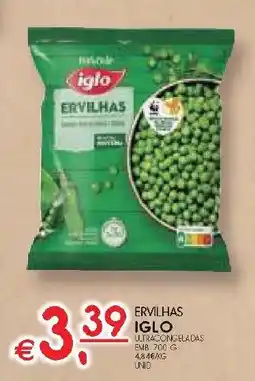 Meu Super Ervilhas iglo ultracongeladas promoção