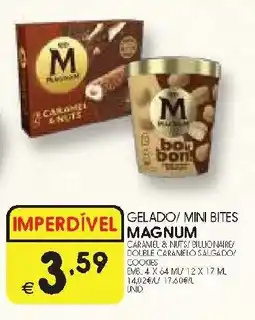 Meu Super Gelado/mini bites magnum promoção