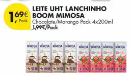 Pingo Doce Leite uht lanchinho boom mimosa promoção