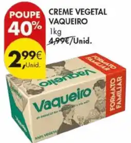 Pingo Doce Creme vegetal vaqueiro promoção