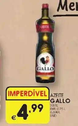 Meu Super Azeite gallo promoção