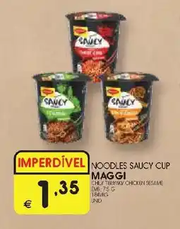 Meu Super Noodles saucy cup maggi promoção