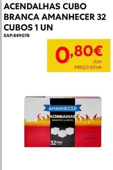 Recheio Amanhecer - acendalhas cubo branca 32 cubos promoção
