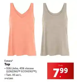 Lidl Esmara - top promoção