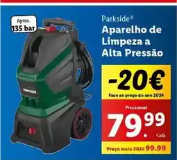 Lidl A+ - aparelho de limpeza a alta pressao promoção