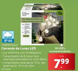 Lidl com - corrente de luzes led promoção